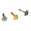 300 Stk. 10 mm Mini-Bradnägel Silber, Gold, Silber-Grau 6