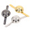 300 Stk. 10 mm Mini-Bradnägel Silber, Gold, Silber-Grau 13