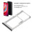 Redmi Note 8 Pro SIM-Kartenfach-Set Schwarz 0,11 oz 5