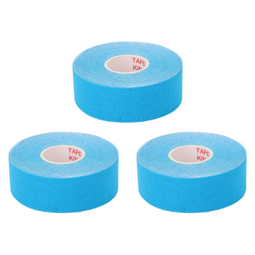 3 Rollen Face Tape 2,5 cm x 5 m hellblau V-Form 1