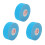 3 Rollen Face Tape 2,5 cm x 5 m hellblau V-Form 8