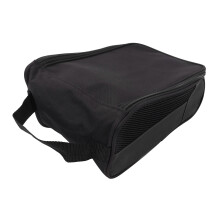 Bolsa para zapatos de golf negro sólido a prueba de polvo portátil 188g