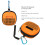 Orange Micro Bluetooth-Lautsprecher-Etui aus halbhartem EVA 5