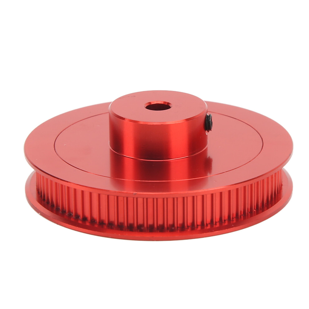 Synchronous Wheel 80T 5Mm Gt2 Timing Belt Pulley Alloy Steel For 3D Printer Cnc Lathe Red 6941320885127