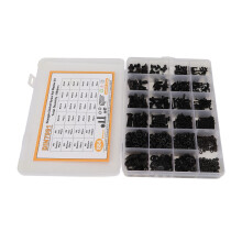 884 piezas juego de dados hexagonales M2 M3 M4 M5 caja negra