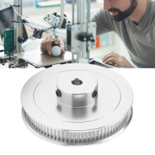 80T 5mm GT2 Zahnriemenscheibe aus Legierungsstahl, silber