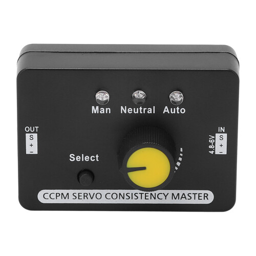 2PCS RC Servo Tester Manual Speed Regulation MCU Control Servo Consistency Master for Motor DC4.8‑6V 2