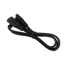 IEC 320 C8-C7 Netzkabel 1 m/3,3 ft 1500 W 2,5 A schwarz