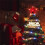 5m 50 LEDs Satinband-Lichterkette Gold/Silber 4