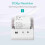 JK-5803P Schwarzer Mini-Drucker 2000 mAh 8,2  8,7  4,2 cm 5
