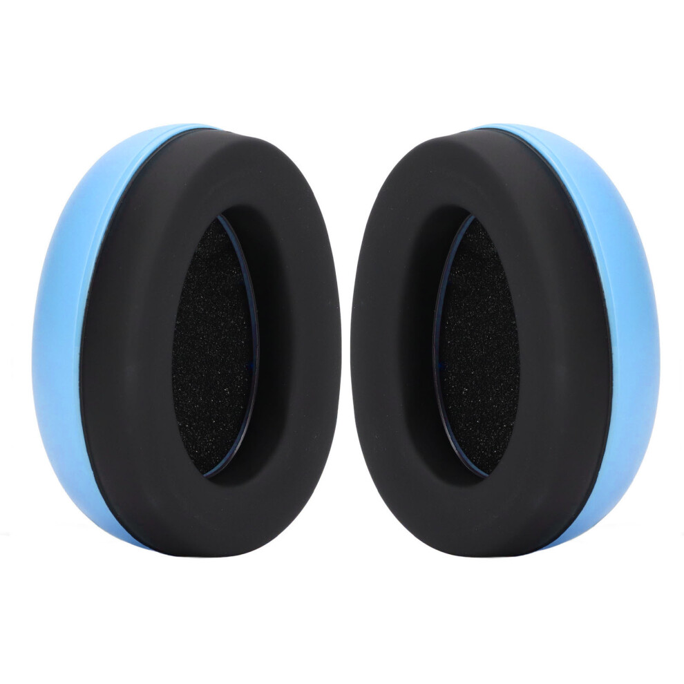 Infant Ear Muffs Noise Cancelling Soft Padded Design Baby Ear Protection Headphones with Elastic Headband Blue