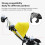 2-in-1 Kinderwagen-Becherhalter, 360 Rotation, ABS 12