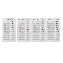 Tablero de listas de verificación, 4 piezas, reciclable, ligero, portátil, desmontable, planificador de mensajes
