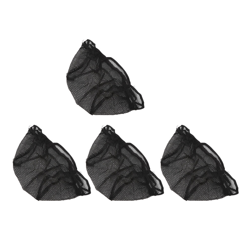 Unisex 4 Pcs Mesh Wig Cap Breathable Stretchy Soft Nylon Mesh Net Stocking Wig Cap For Cosplay Costume