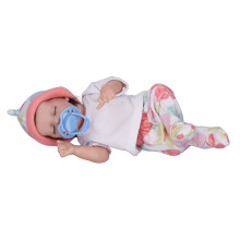 Muñeca Reborn de silicona de 12 pulgadas, 19.3 oz, tal como se muestra.