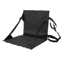 Asiento de estadio plegable negro tela Oxford 600D