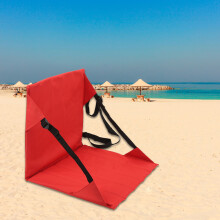 Asiento plegable para estadio Oxford 600D rojo, ligero