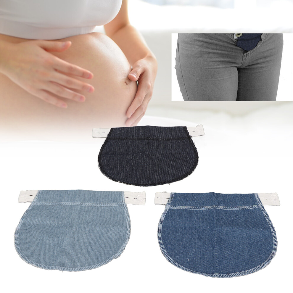 3pcs Maternity Pants Extender Professional Portable Adjustable Soft Elastic Pregnancy Waistband Extender-image-OPC-PHV76JJ-NEW