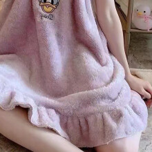 Modelo: Toalla envolvente para mujer, púrpura, talla única, poliéster