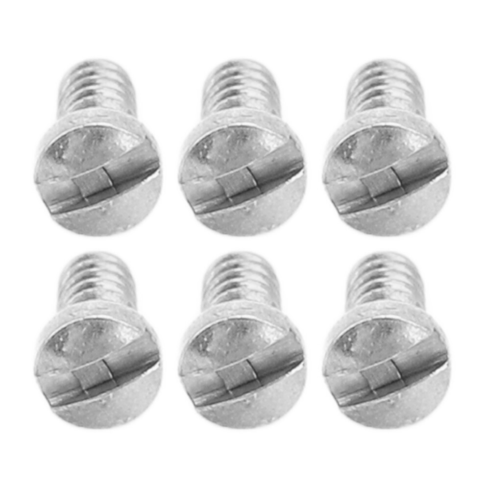 6pcs Watch Back Cover Screw Mechanical Watch Back Case Slotted Screw Replacement Accessory Repair Parts Silver-image-OPC-PHV778B-NEW