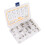 65 Stück 303 Edelstahl Gewindeeinsatz-Set Silber 15