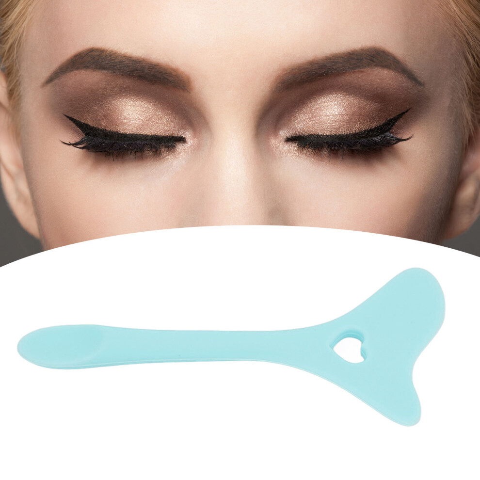 Blue Silicone Eyeliner Winged Aid Tool Reusable Eyeliner Stencils Aid Tool Multifunctional Eyeliner Stencil Drawing Aid Tool
