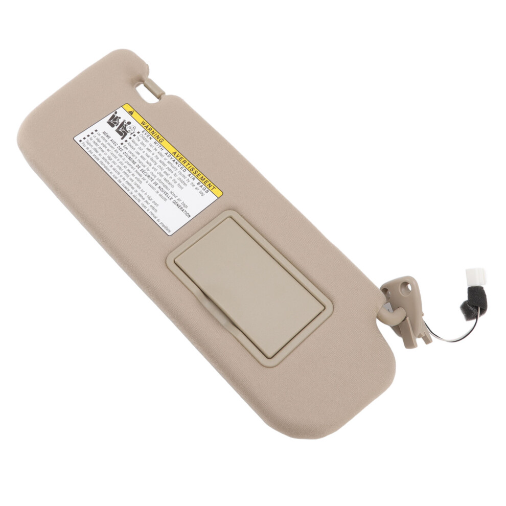Car Inside Sun Visor With Makeup Mirror 852013K010qd Replacement For Hyundai Sonata 2006Â2008 Right Beige 9411320892564