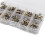 150 Stück schwarze Daisy-Button-Pins, Standardgröße 12