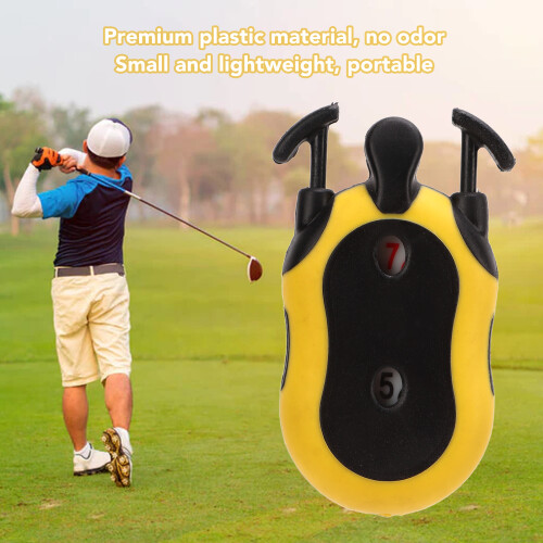 Dual Digits Squared Golf-Scorer Kunststoff-Schlüsselanhänger 2