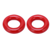 2 Stück Golf-Gewichtsringe, 292 g / 10,3 oz, Ø 6 cm, Rot