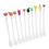 10 Stück klare Acryl-Cocktail-Rührstäbchen 15