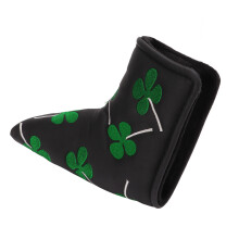 GoodLuckFourLeaf funda para la cabeza del putter 77g 17x12cm negro