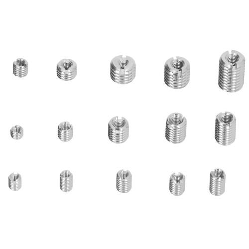 75 Stück Gewindeeinsatz-Set M3/M4/M5 Silber