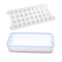 Máquina de hacer hielo de gran capacidad 1,7 L Bandeja de cubos de dos niveles para 72 cubos de hielo Fácil de usar