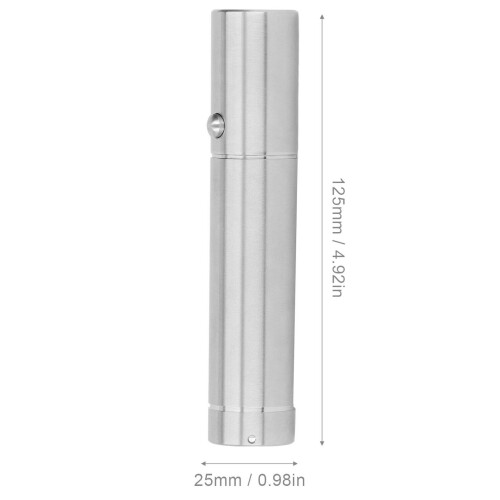 Linterna LED IR de acero 125mm/25mm 2200mAh 2