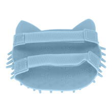 Rincón para gatos cepillador automático azul talla S silicona hierba gatera