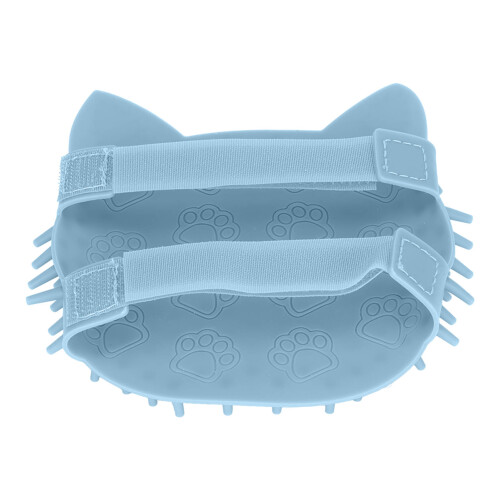 Katzen-Eck-Selbstpfleger S Blaues Silikonmassage