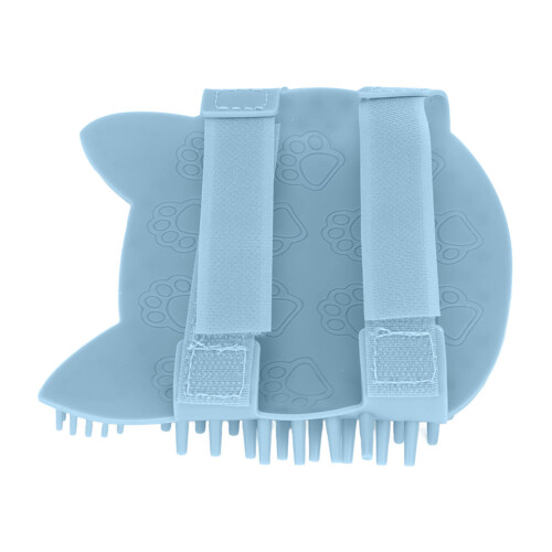 Katzen-Eck-Selbstpfleger S Blaues Silikonmassage 2