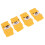 4 piezas de protector de codo para perros talla S con patrón de oso algodón/PU 3