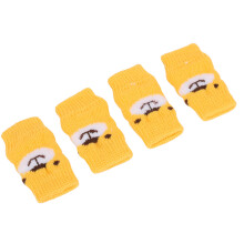 4 piezas de protector de codo para perros talla S con patrón de oso algodón/PU