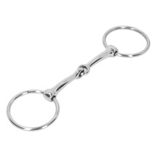 Edelstahl 231 g Lose-Ring-Gebiss 125 mm Silber