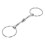 Bocado de snaffle de aro libre de acero inoxidable 125mm 290x80mm 1