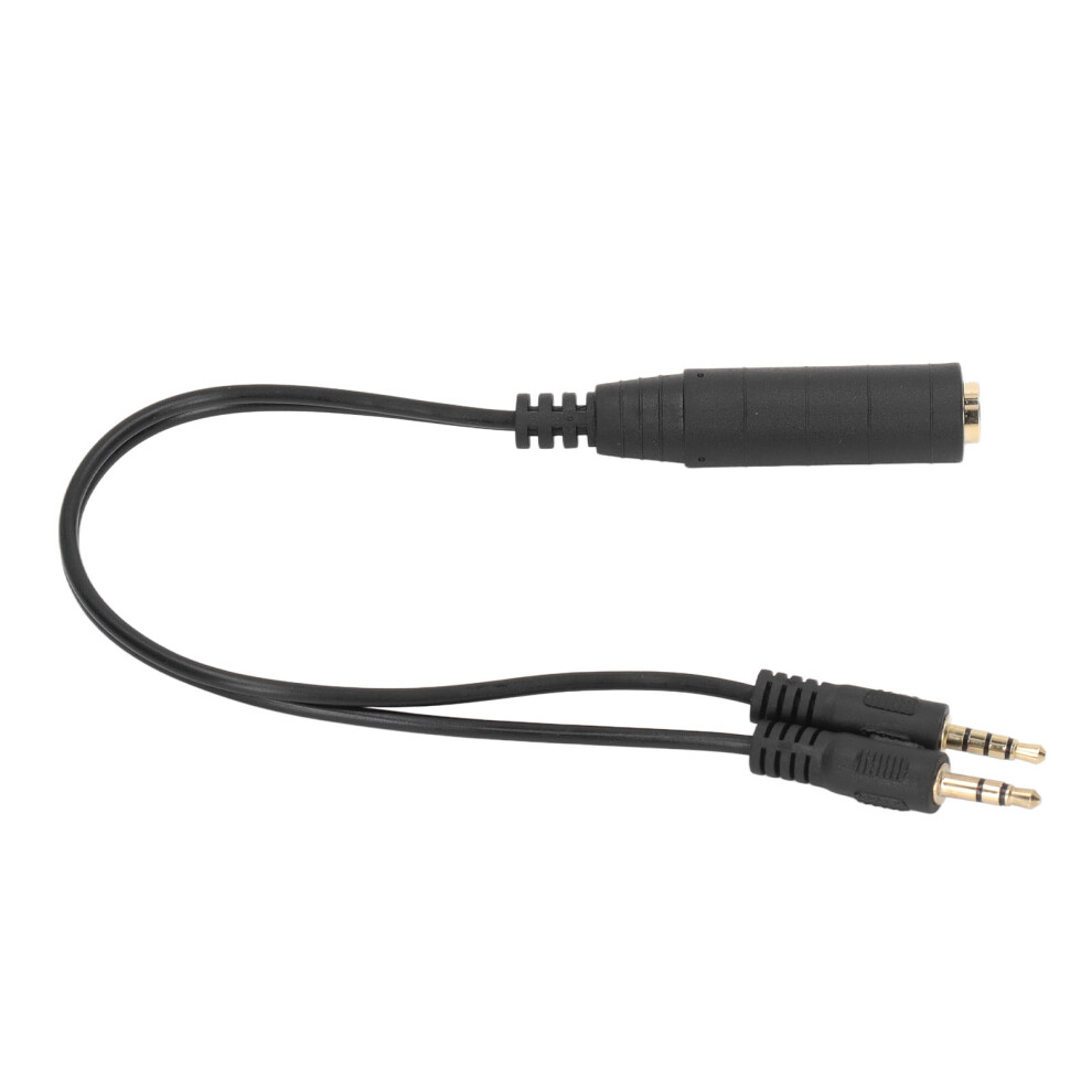 Microphone Audio Adapter Speaker Line 6.35Mm Female To 3.5Mm Trs Trrs Male Audio Cable 9301320908504