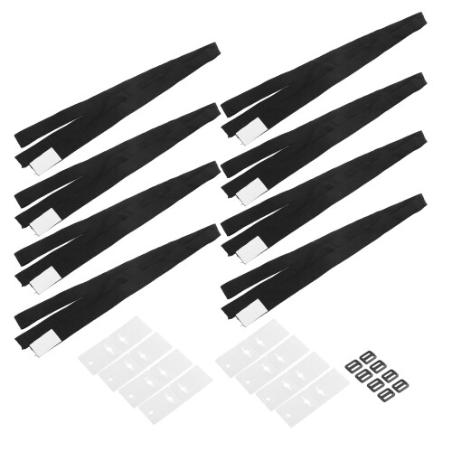 8er-Set Solarabdeckungs-Aufroller-Kit 183 cm Seilbefestigung