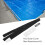 8er-Set Solarabdeckungs-Aufroller-Kit 183 cm Seilbefestigung 5
