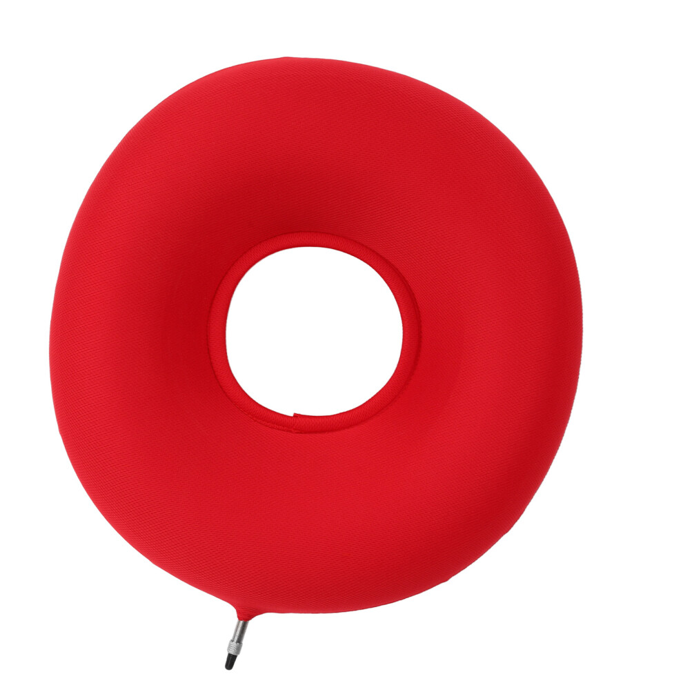 Red Inflatable Donut Cushion Prevents Bed Sores Thickened Round Inflatable Ring Cushion For Patients Elderly People