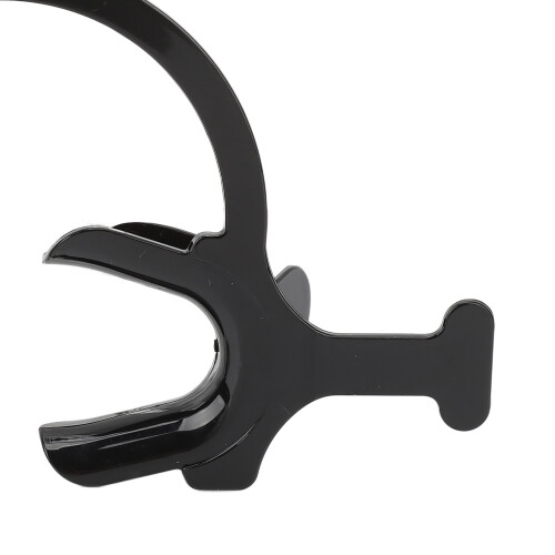 Retractor de labios en forma de C negro, talla L - Abridor de plástico 2