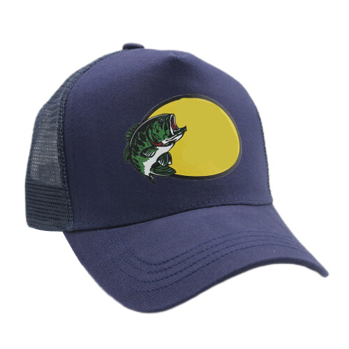 Gorra trucker de malla impresa de algodón talla única 56-60cm 2