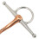 Vollbacken-Snaffle-Gebiss mit Ring 125mm Silber 11,5 Unzen 5