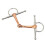 Vollbacken-Snaffle-Gebiss mit Ring 125mm Silber 11,5 Unzen 13